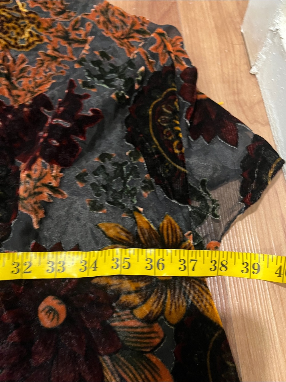 Torrid Multicolor Burnout Design Open Style Ruana Bohemian Modern Resort NWT - Picture 9 of 9